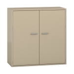 Pureo Kast met dubbele deur decor B 100 x H 100 x D 42 cm